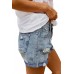 Vintage Faded and Distressed Jean Shorts