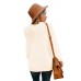 White Chunky Wide Long Sleeve Knit Cardigan