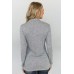 Gray All This Time Zipper Pullover Top