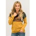 Yellow Aztec Cowl Pullover Hoodie