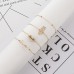 Seashell Shaped Glod Metal Bracelet Set