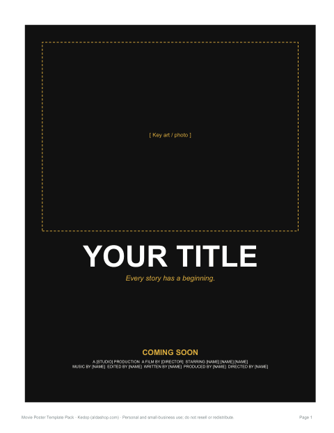 Preview of the first page of Classic one-sheet